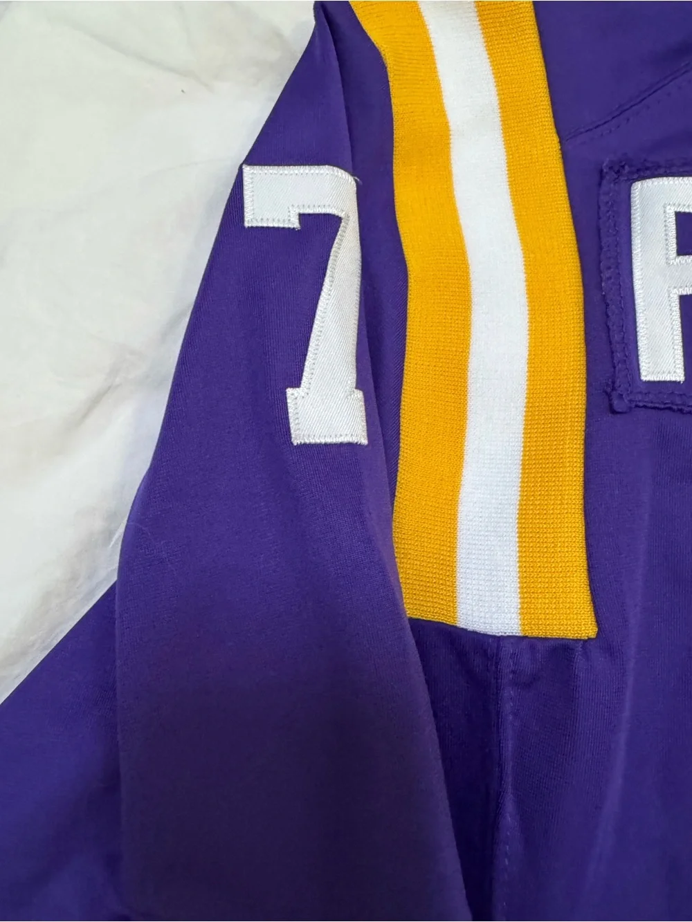 Nike Purple Team Jersey with Red and Black Patch